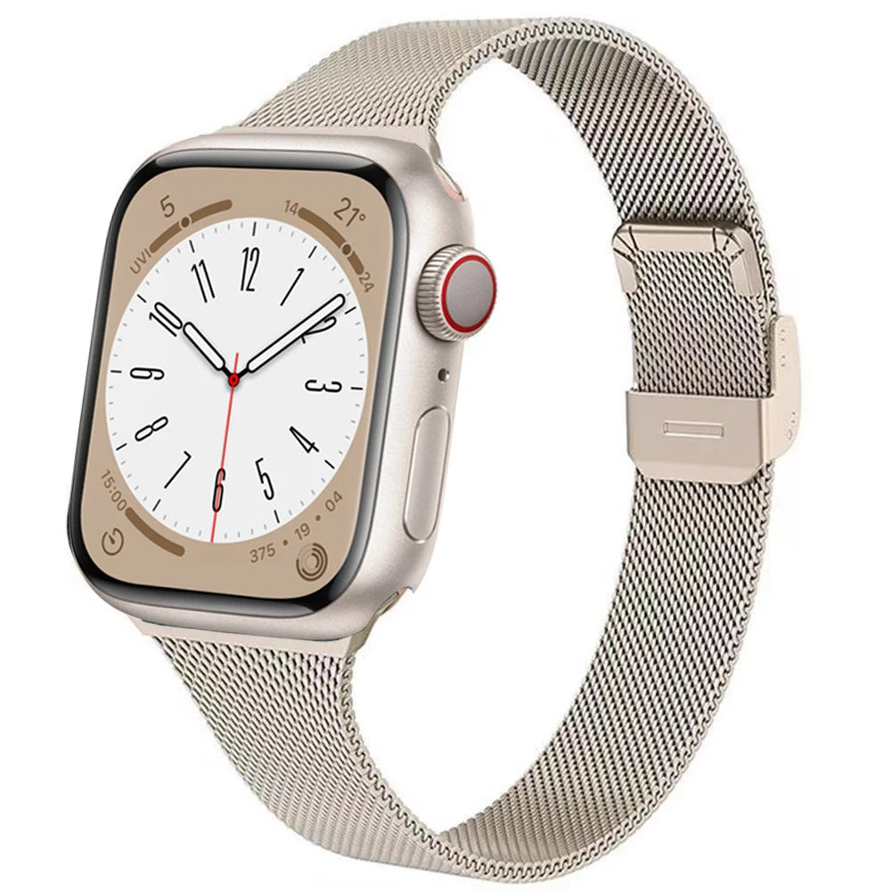 High Quality Metal Strap for Apple Watch 44mm 40mm 45mm 41mm 42mm 38mm 49mm, Metal Bracelet for iWatch Series Ultra 8 7 6 5 4 3 SE 44.