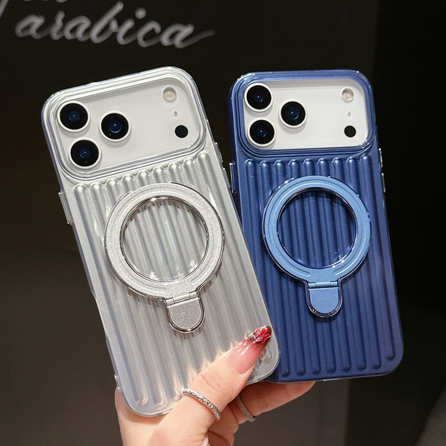 High Quality Corrugated Luggage Stripes iPhone Case