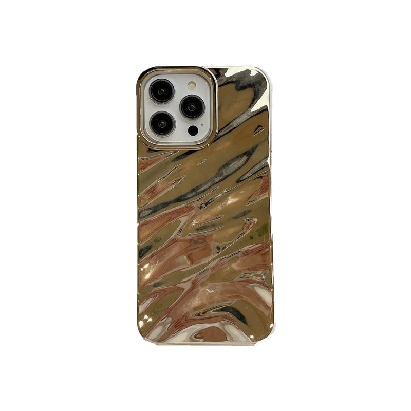 High Quality Wave Phone Case for iPhone, Solid Back Cover, Shockproof and Anti-scratch protection.