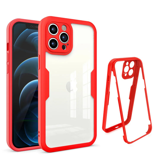 High Quality iPhone Case ,360 Protection Case, Full Cover Camera Lens and Screen Protection, Anti-Fingerprint and Shock-protection