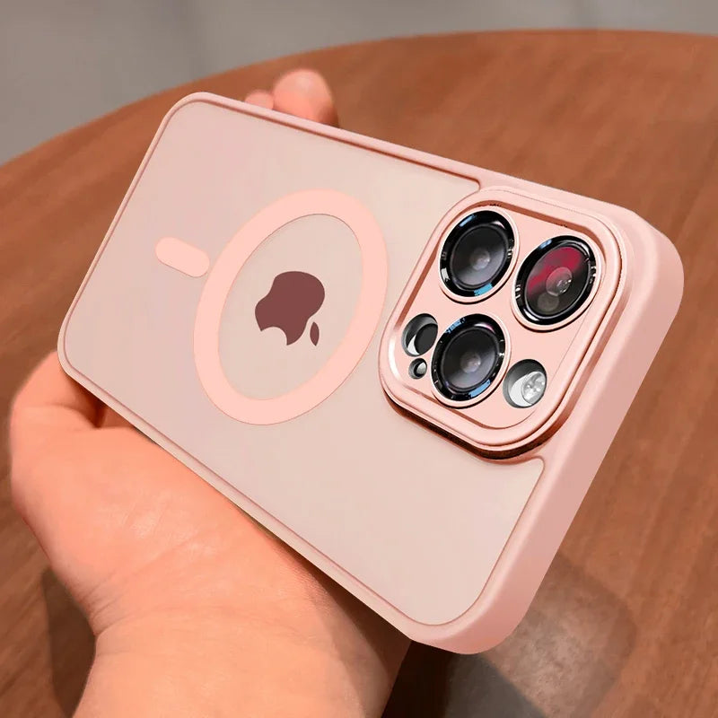 Premium Silicone Phone Cover, for MagSafe Wireless and Magnetic Charging, Shockproof Resistant Case For iPhone.