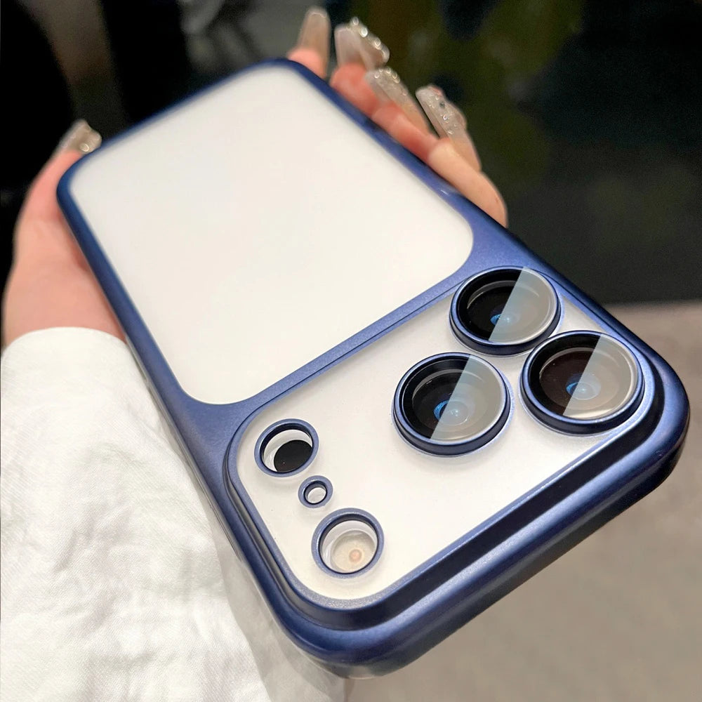 Luxury Matte Translucent Case For iPhone, All Around Protection, Camera Lens Protection iPhone Case