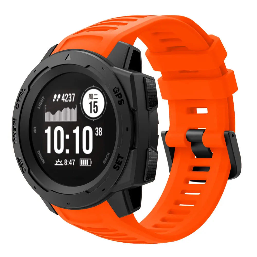 High Quality Strap For Garmin Instinct, High Quality Silicone, Adjustable Watch Band, Unique Colors