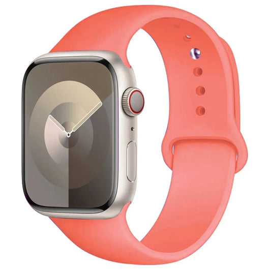 High Quality Silicone Strap For Apple Watch, 44mm 45mm 40mm 41mm 42-38mm 45 mm and series 8 7 6 5 4 3 SE 9 Ultra 2 49mm