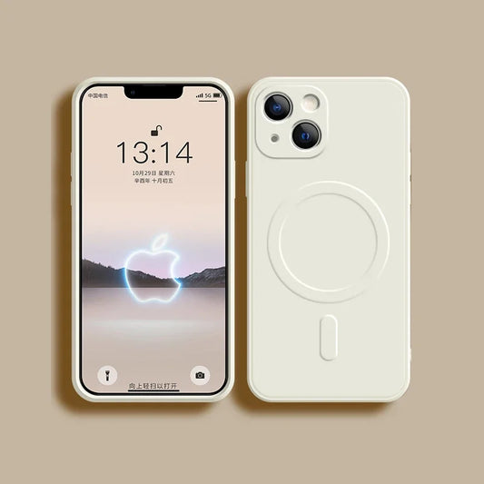 High Quality Silicone Case For iPhone, Luxury Magsafe and Magnetic Silicone Phone Case, Shockproof Resistant
