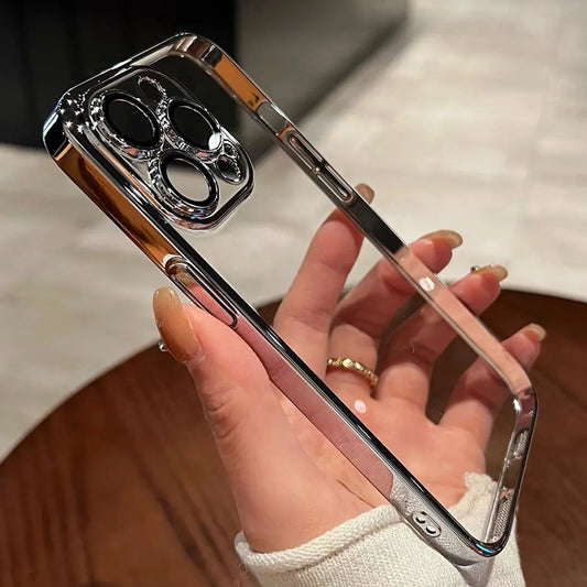 High Quality Transparent Silicone Case For iPhone, Shockproof and Dustproof, Camera Protection Case