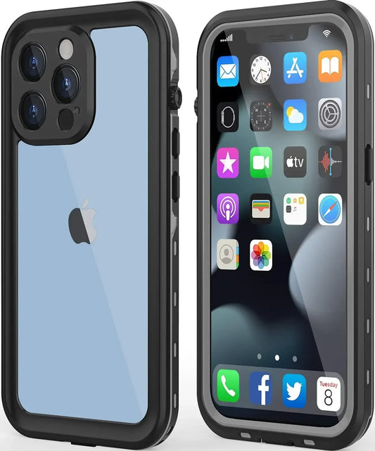 Premium Waterproof Protection Case For iPhone, Dustproof Resistant, for Diving or Swim Phone Case with Screen Protector