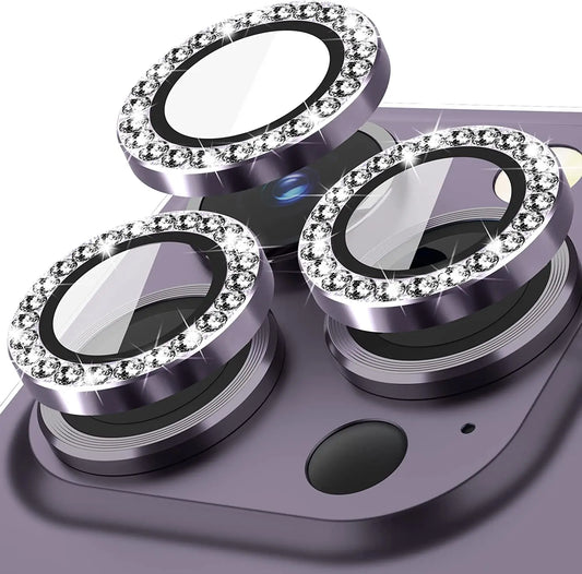 Luxury Glitter Diamond Camera Lens Protector Cover for iPhone, Anti-Scratch camera Protection