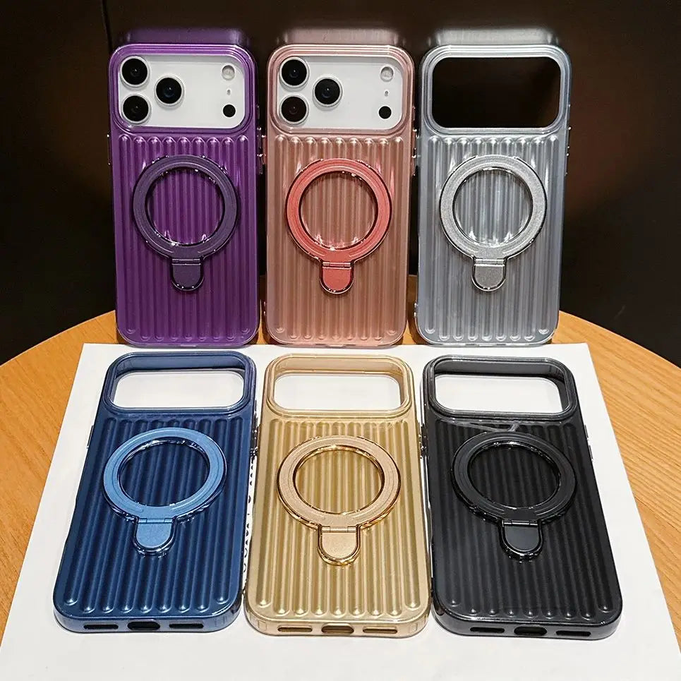 High Quality Corrugated Luggage Stripes iPhone Case