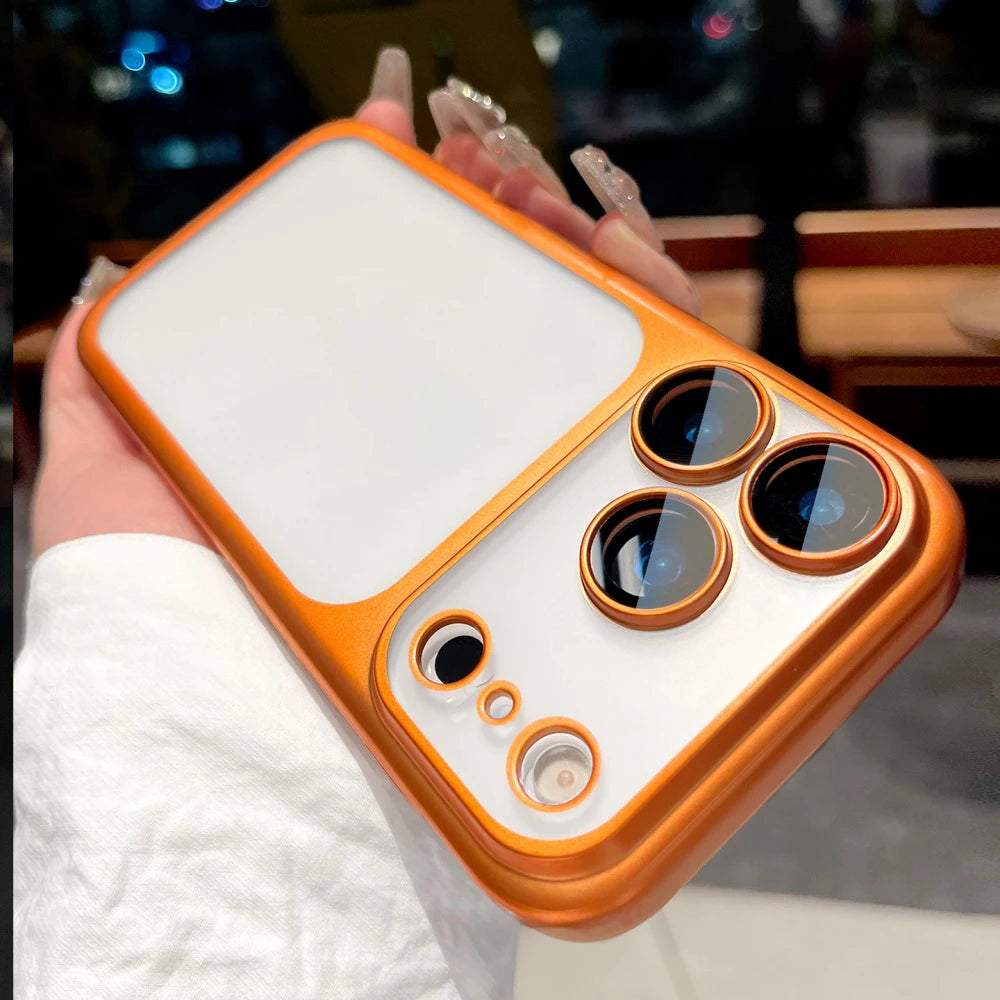 Luxury Matte Translucent Case For iPhone, All Around Protection, Camera Lens Protection iPhone Case