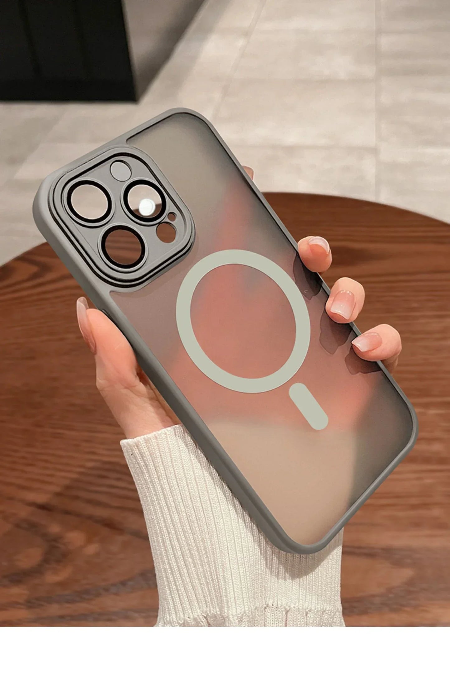 Premium Silicone Phone Cover, for MagSafe Wireless and Magnetic Charging, Shockproof Resistant Case For iPhone.