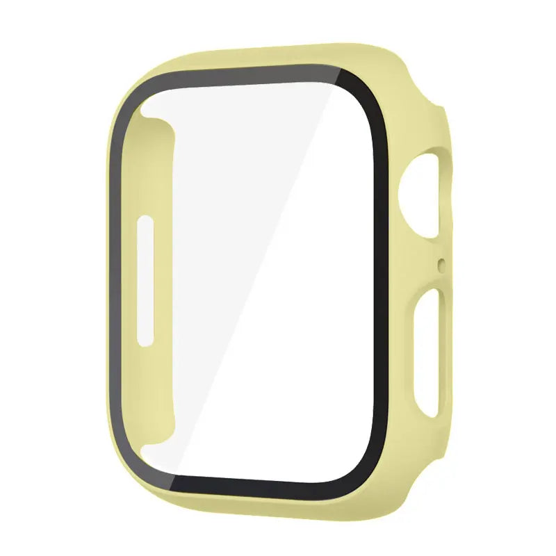 High Quality Glass and Case For Apple Watch, 45mm 44mm 41mm 40mm, Screen Protector Cover, Series 3/4/5/6/SE/7/8