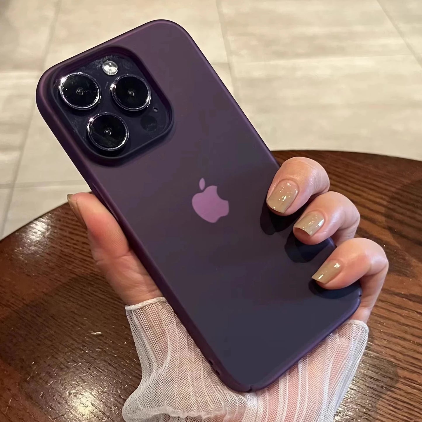 Premium Matte and Translucent Phone Case For iPhone,  Shockproof, Slim Design, Anti-Fingerprint Material