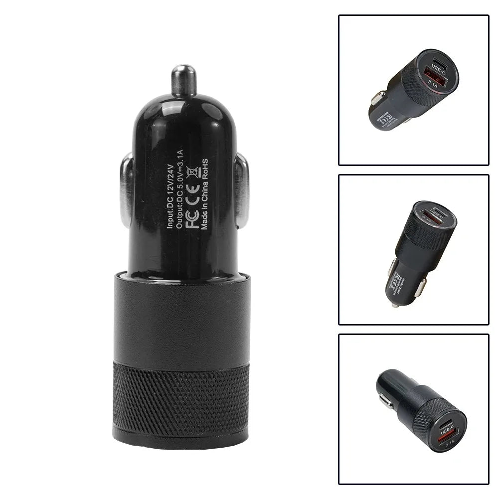 High Quality Car Charger, 66W Power, USB Type, Fast Charging Phone Adapter For iPhone