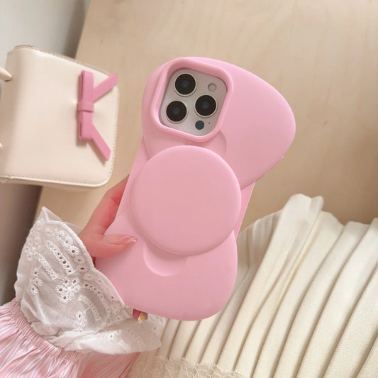 High Quality Silicone Phone Case, 3D Bowtie Soft Silicone Phone Case, Shock-proof Resistant and Anti-scratch Phone Case