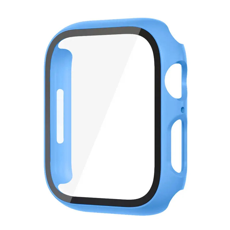 High Quality Glass and Case For Apple Watch, 45mm 44mm 41mm 40mm, Screen Protector Cover, Series 3/4/5/6/SE/7/8