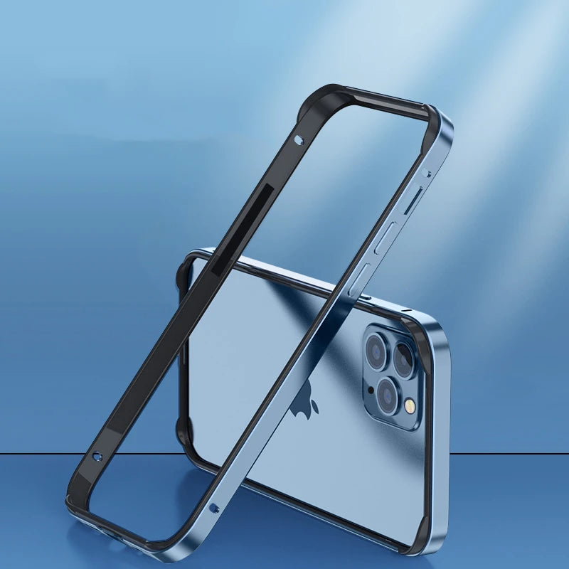 Luxury Bumper Case For iPhone, Metal Frame Phone Case, Shockproof Resistant