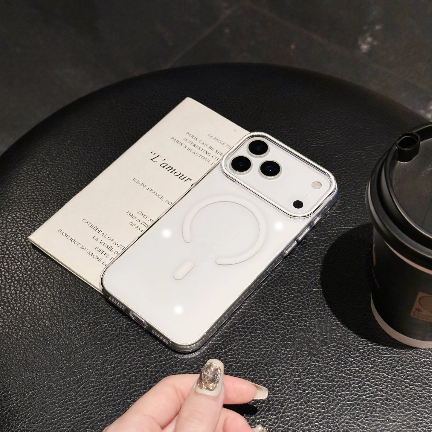 High Quality Clear Phone Case, Magnetic Phone Case For iPhone, Shockproof Resistant, Wireless Charging for Mag Safe Phone Case, Hard Back Cover