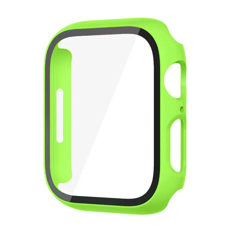 High Quality Glass and Case For Apple Watch, 45mm 44mm 41mm 40mm, Screen Protector Cover, Series 3/4/5/6/SE/7/8