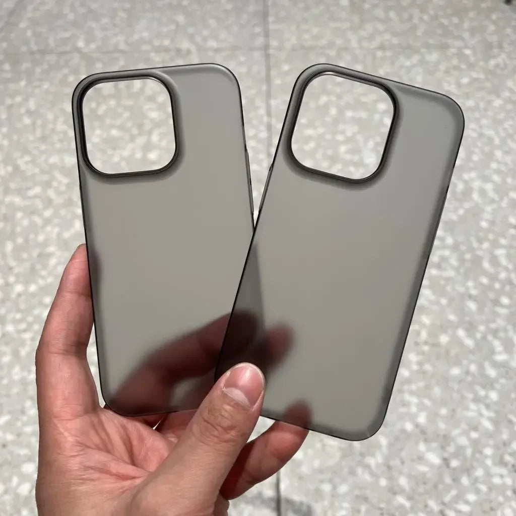 Premium Matte and Translucent Phone Case For iPhone,  Shockproof, Slim Design, Anti-Fingerprint Material