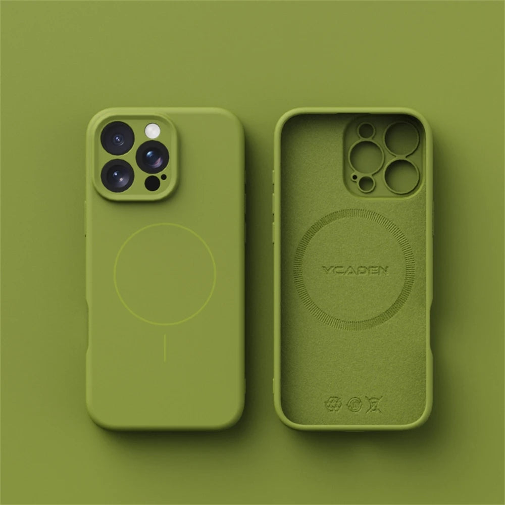High Quality iPhone Case For Mag Safe, Premium Silicone Phone Case for iPhone, Camera Protection Cover