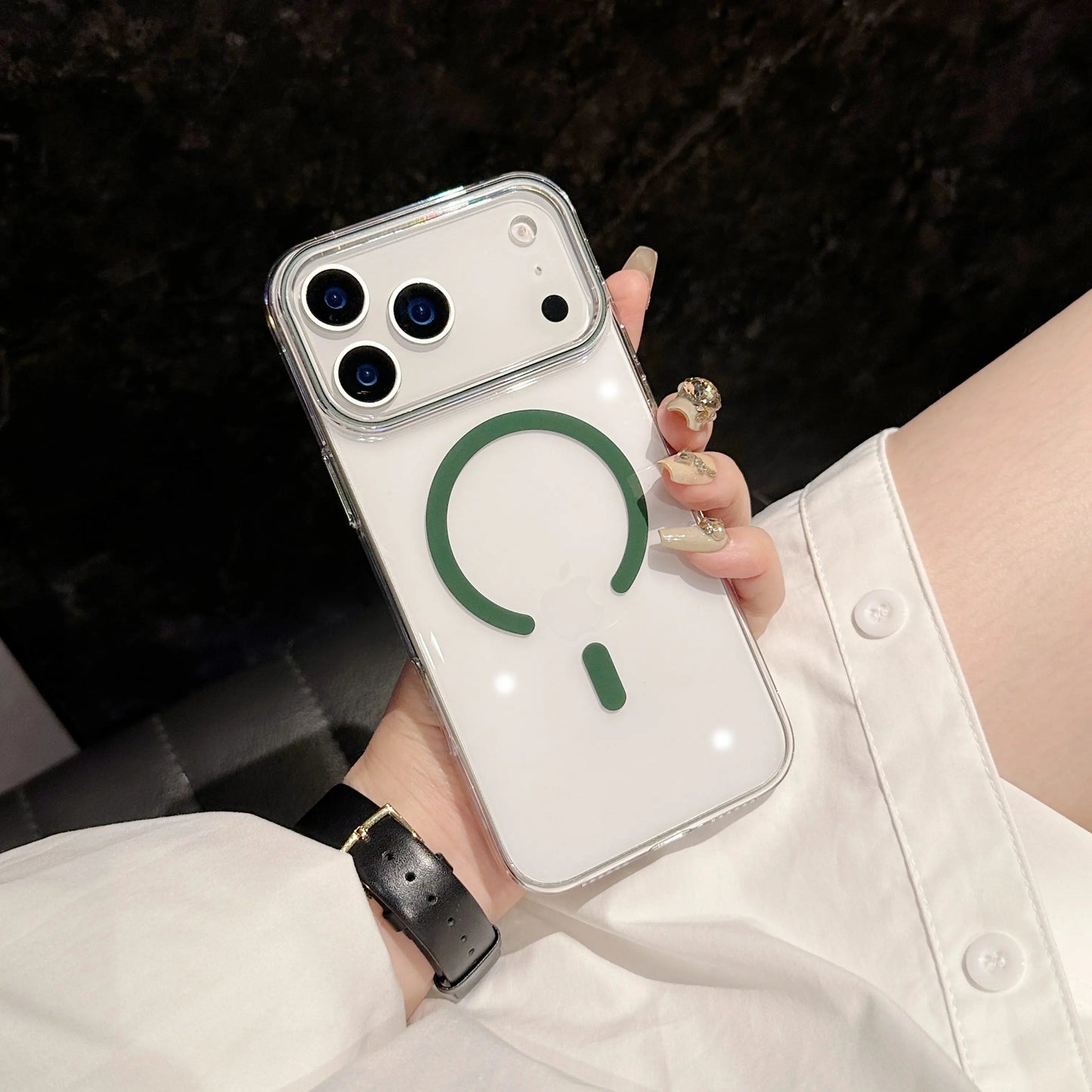 High Quality Clear Phone Case, Magnetic Phone Case For iPhone, Shockproof Resistant, Wireless Charging for Mag Safe Phone Case, Hard Back Cover