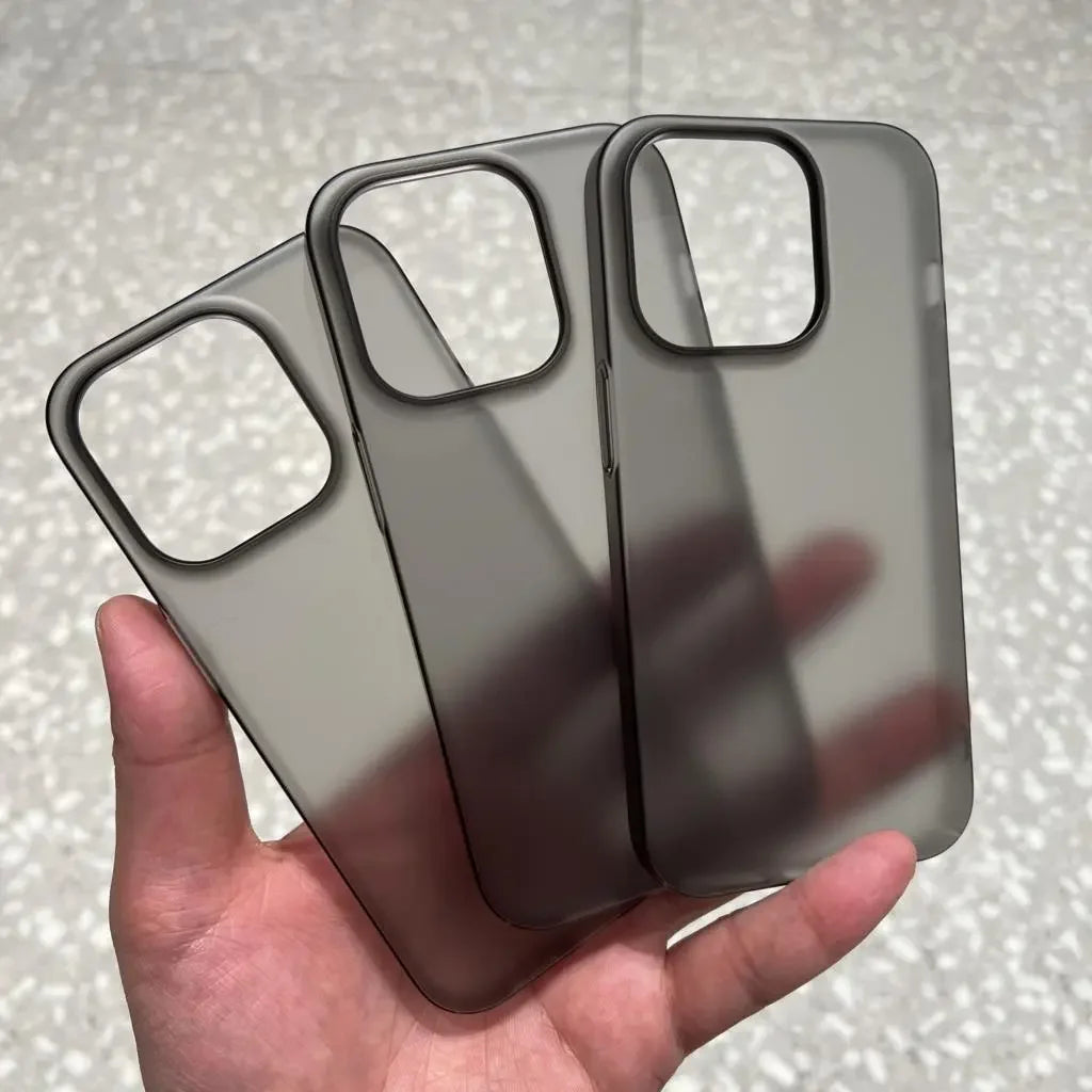 Premium Matte and Translucent Phone Case For iPhone,  Shockproof, Slim Design, Anti-Fingerprint Material