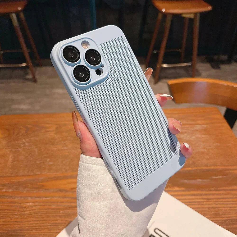 Premium Quality Phone Case For iPhone, Heat Back Design, Shockproof iPhone Case