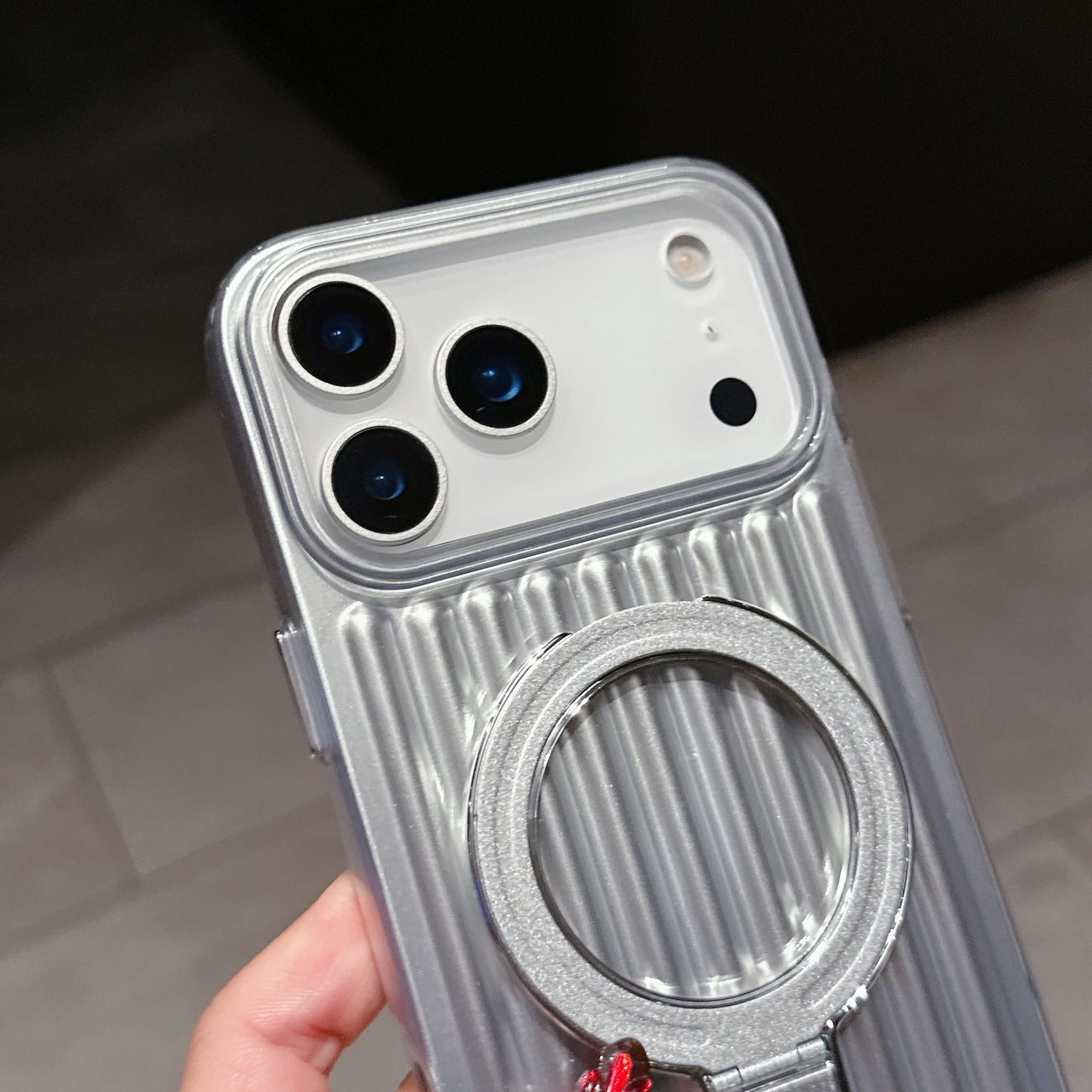 High Quality Corrugated Luggage Stripes iPhone Case