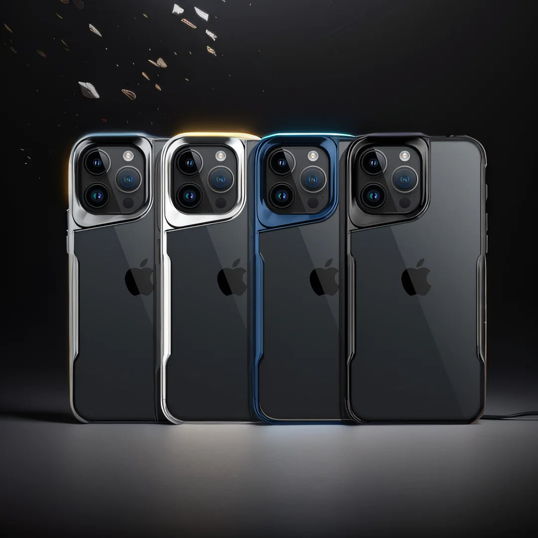High Quality Silicone Case For iPhone, Plating With Soft Rubber Border Case, Anti-Fingerprint and Anti-Scratch, Transparent Material