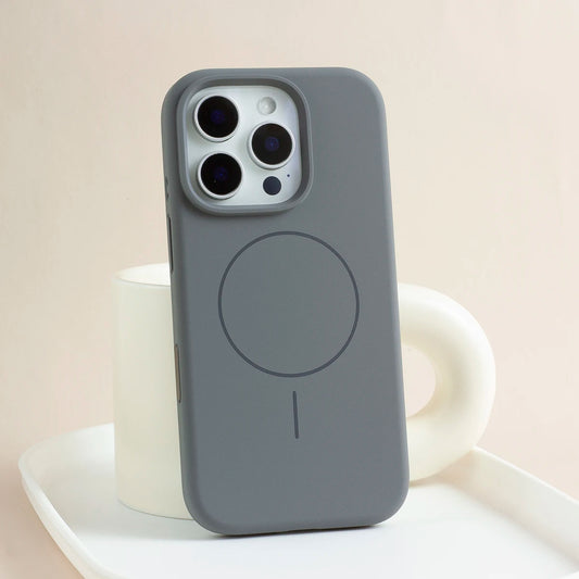 High Quality Magnetic Phone Case For iPhone, Premium Silicone, MagSafe Case, Soft Cover Phone Case, Slim Design
