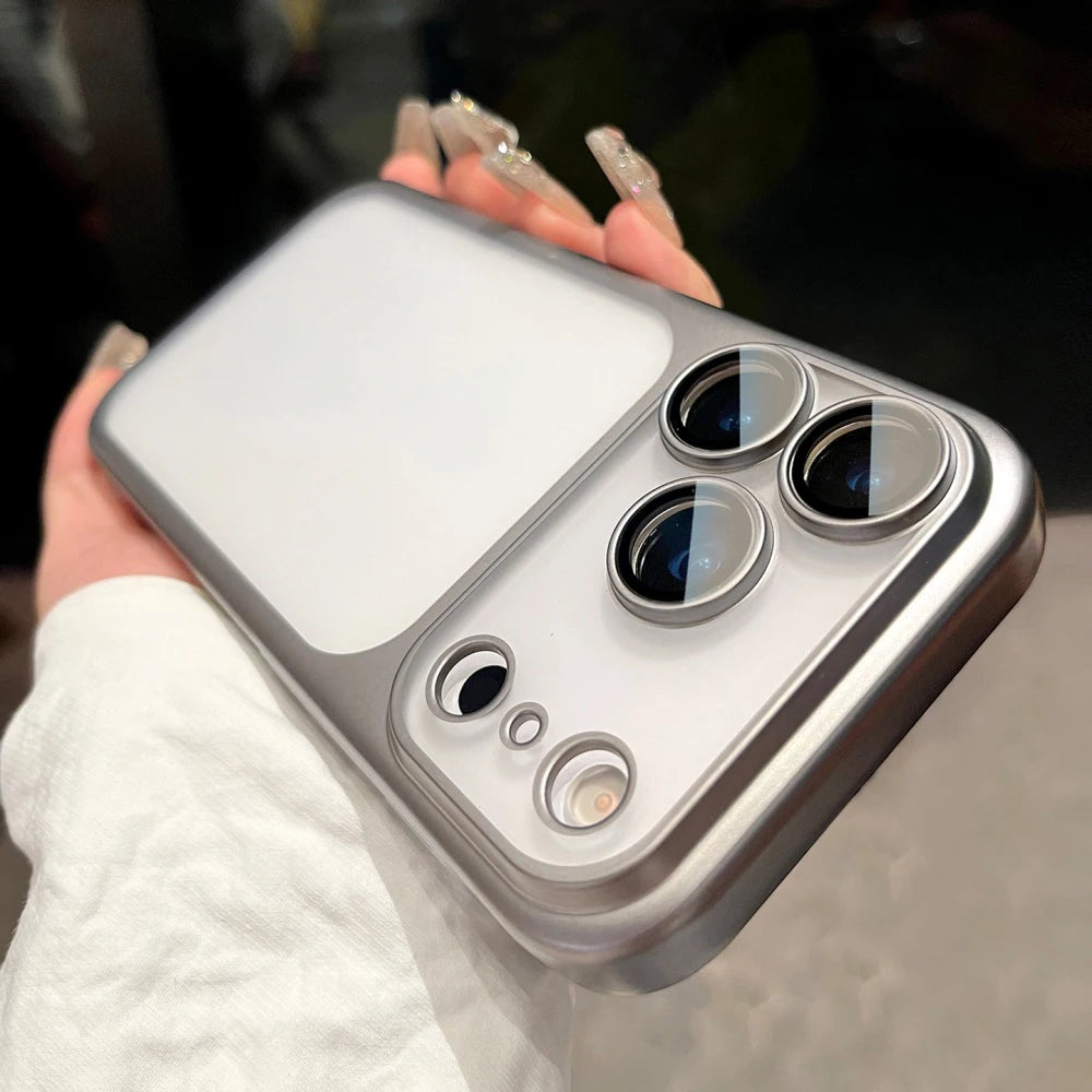 Luxury Matte Translucent Case For iPhone, All Around Protection, Camera Lens Protection iPhone Case