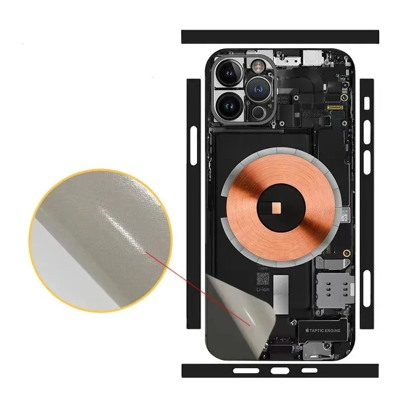 Premium Tear Down Skin Case for iPhone, Back Screen Protector Cover, Unique Design Phone Case