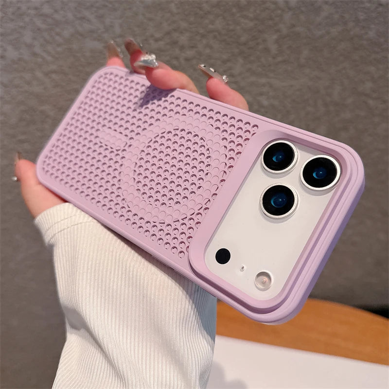 High Quality iPhone Case, Magnetic for Mag Safe Charging, Heat Design Case for iPhone, Shockproof Resistant and Hard Cover