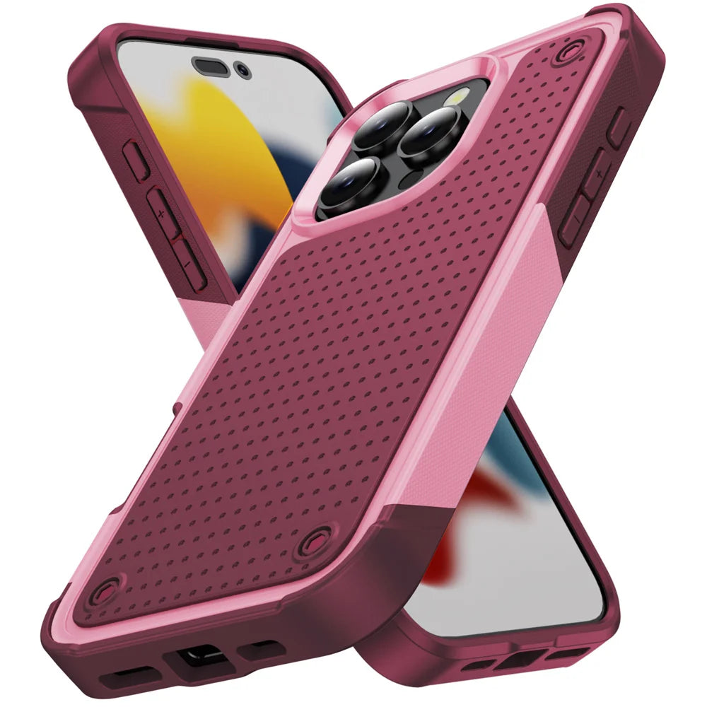 Military Grade Armor Phone Case For iPhone, Shockproof Cover Bumper, All Around Protection Phone Case