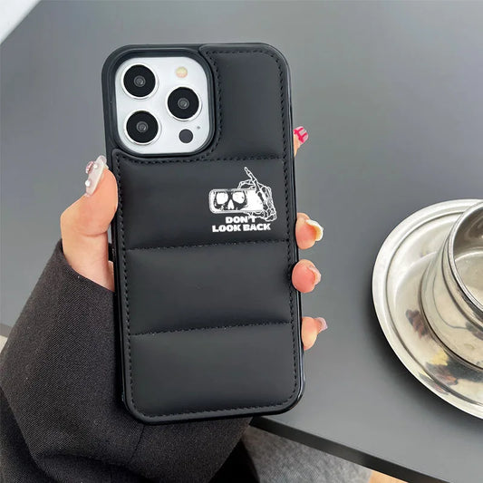 High Quality Puffer Phone Case for iPhone, Shockproof iPhone Case, All Around Protection, Anti-finger Print Phone Case