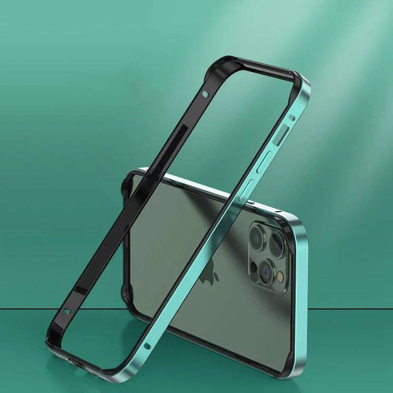 Luxury Bumper Case For iPhone, Metal Frame Phone Case, Shockproof Resistant