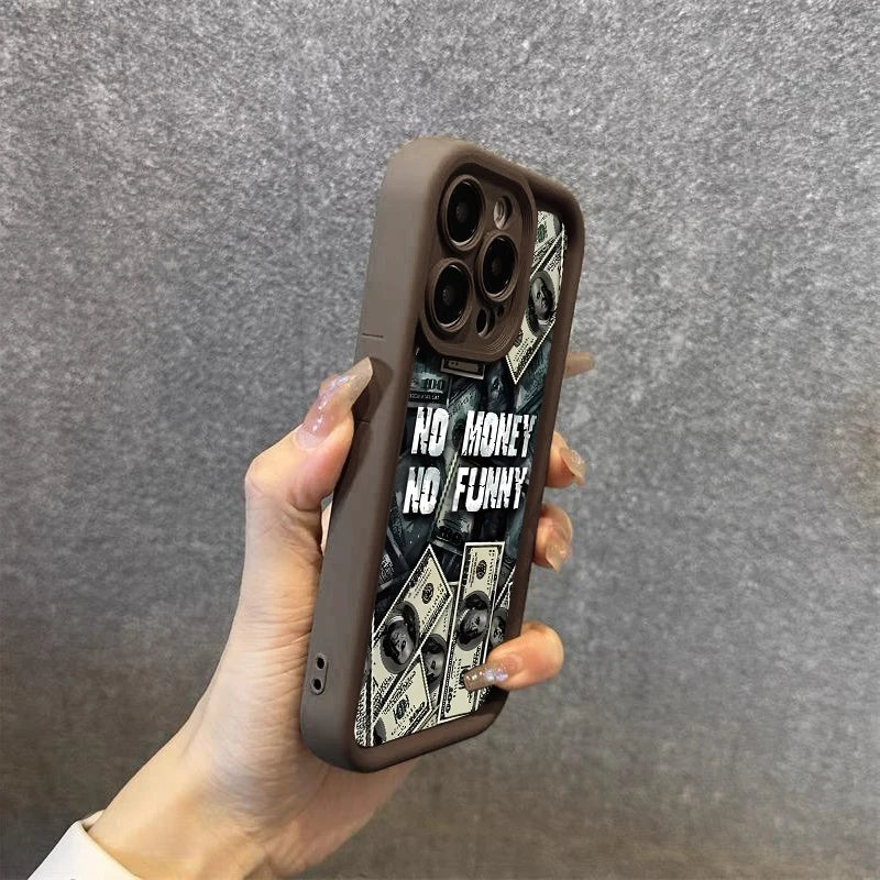 Premium Silicone Phone Case, Dollar Design Phone Cases For iPhone, Shockproof Resistant, Matte and Soft Silicone Cover