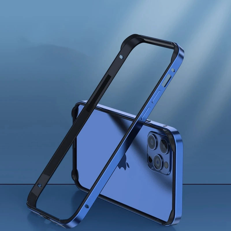 Luxury Bumper Case For iPhone, Metal Frame Phone Case, Shockproof Resistant