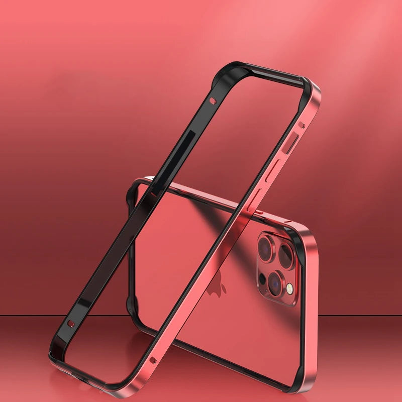 Luxury Bumper Case For iPhone, Metal Frame Phone Case, Shockproof Resistant