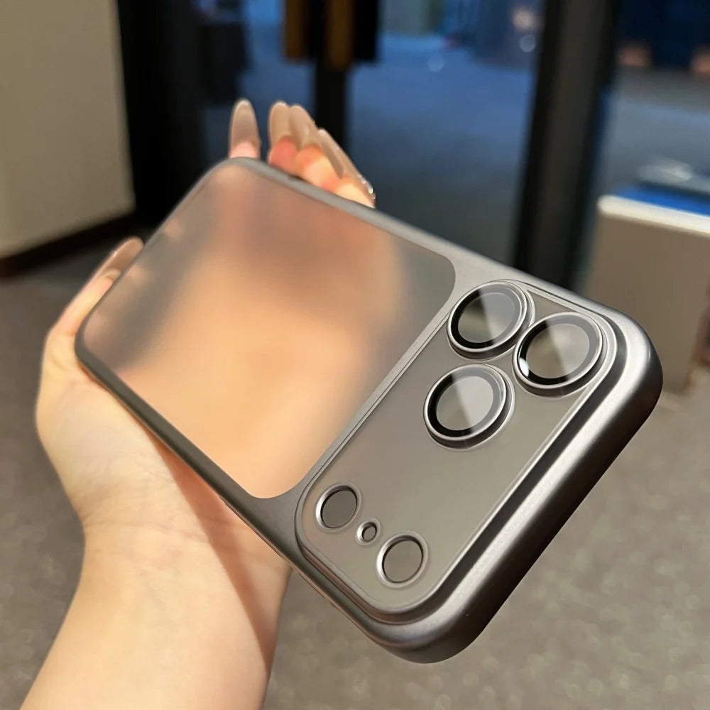 Luxury Matte Translucent Case For iPhone, All Around Protection, Camera Lens Protection iPhone Case