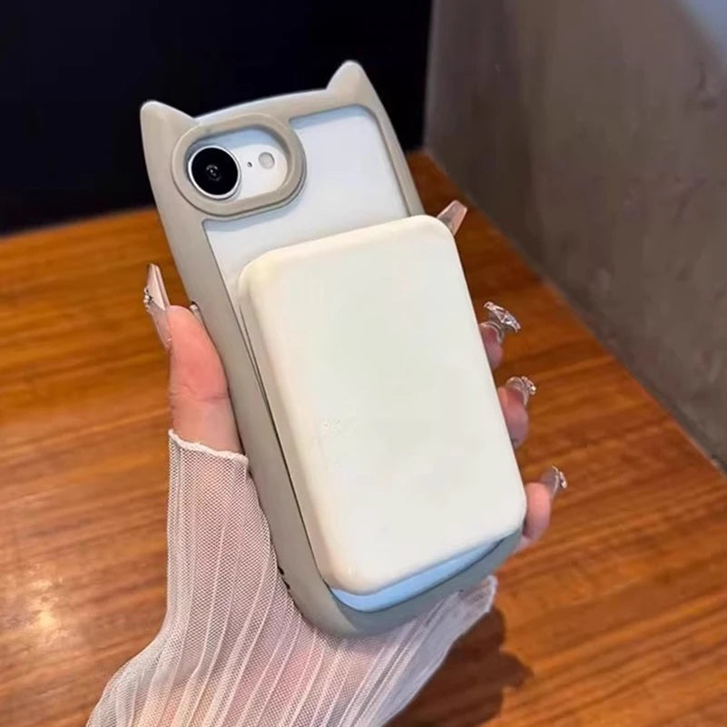 Premium Transparent Case For iPhone, Mag Safe Case for iPhone, Wireless Charging Cover, All Around Protection Phone Case