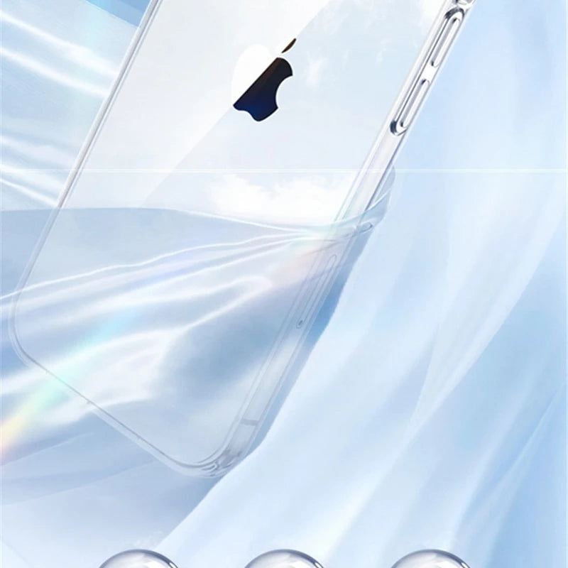 High Quality Clear Phone Case For iPhone, Shock-proof Resistant Cover, All Around Protection Phone Case.