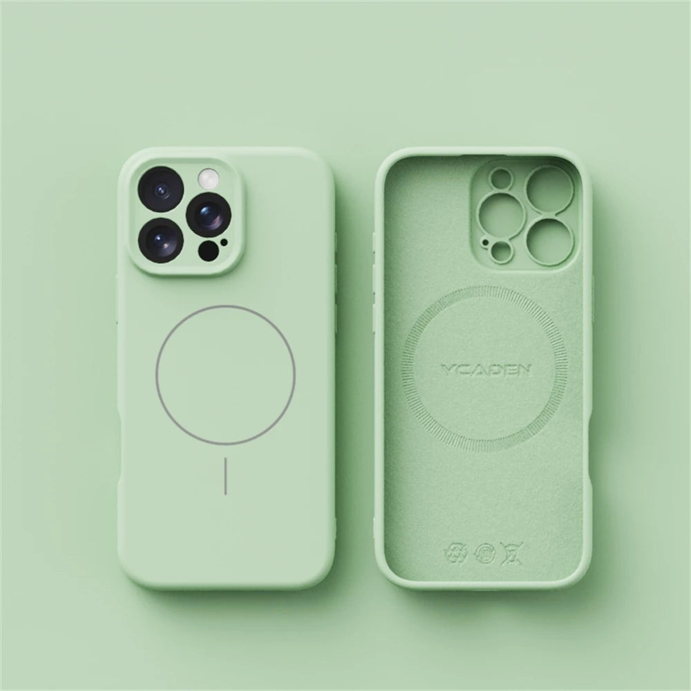 High Quality iPhone Case For Mag Safe, Premium Silicone Phone Case for iPhone, Camera Protection Cover