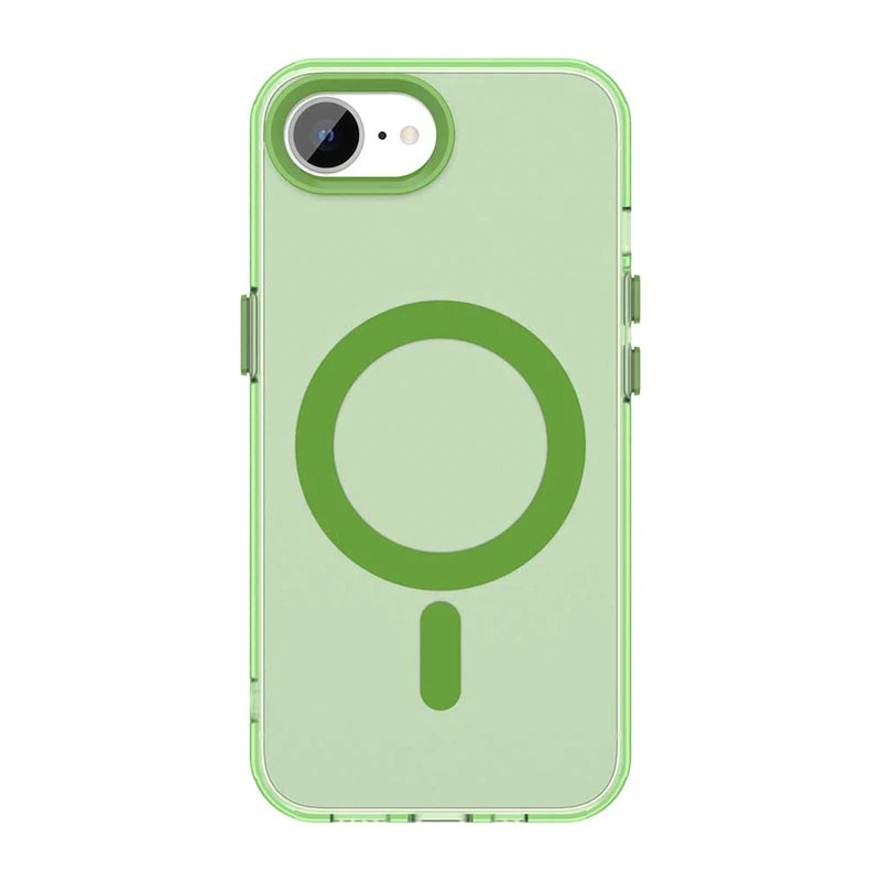 High Quality Silicone Case For iPhone, Shockproof Protection Case, Magnetic and Wireless Charging Case. Matte Material