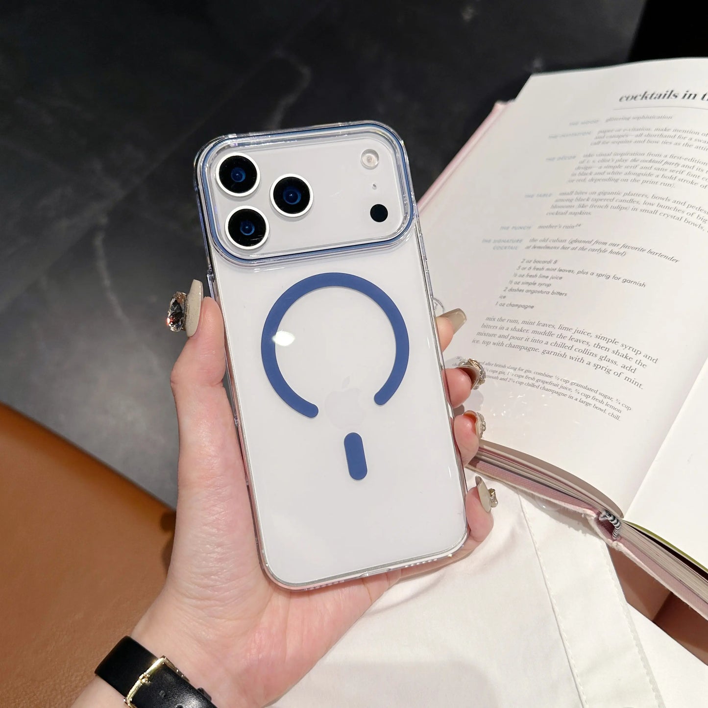 High Quality Clear Phone Case, Magnetic Phone Case For iPhone, Shockproof Resistant, Wireless Charging for Mag Safe Phone Case, Hard Back Cover