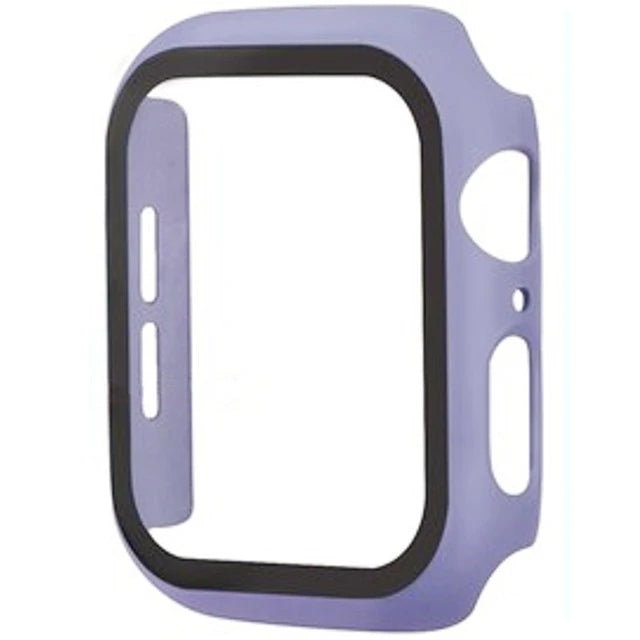 Premium Glass + Case For Apple Watch 8 7 6 SE 5 9 iWatch, Screen Protector for Apple watch, 44mm 45mm 41mm 40mm 42mm 38mm.