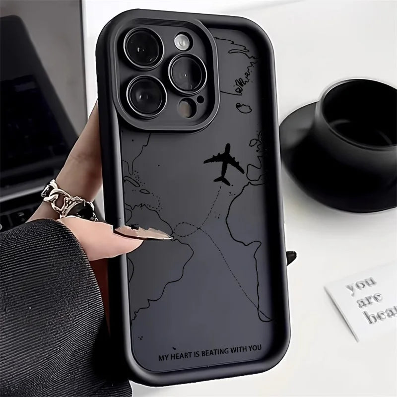 High Quality Leopard Print Phone Case For iPhone,  Matte Silicone, Soft Cover, Anti-Scratch and Anti-fingerprint case.