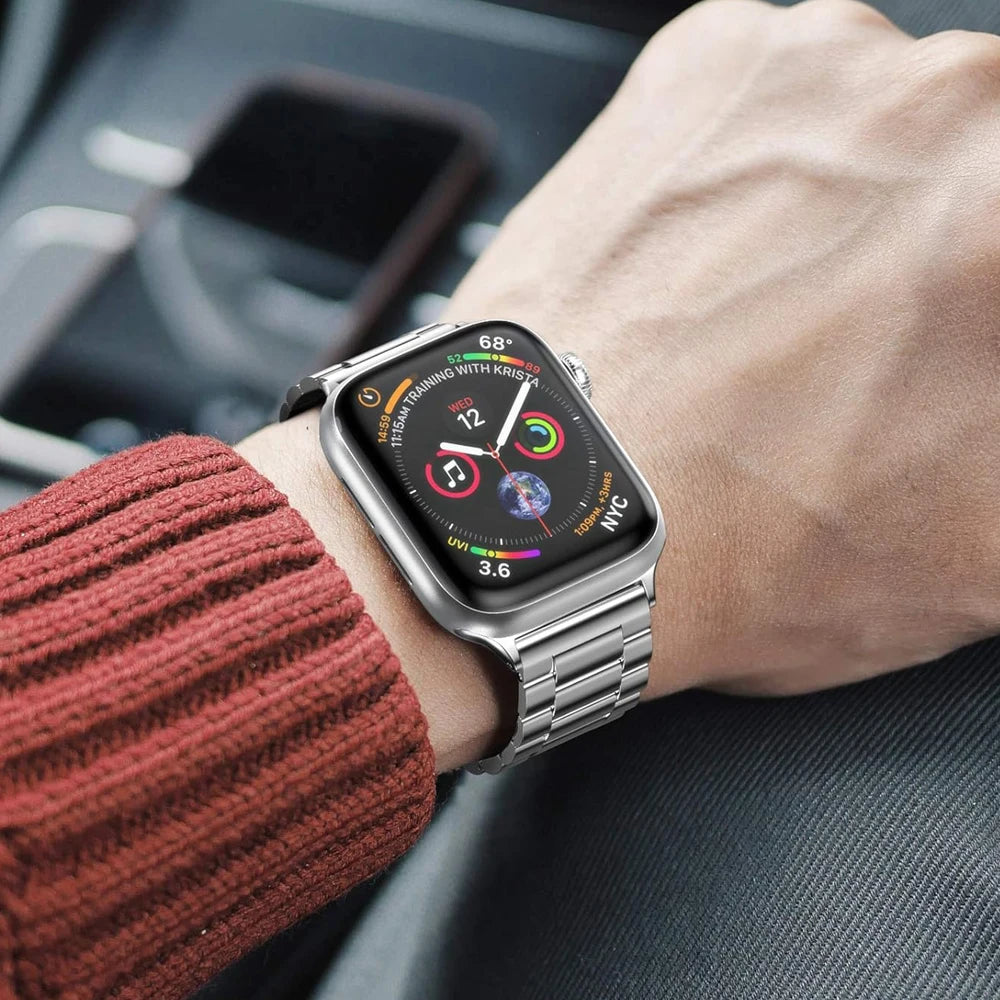 High Quality Strap For Apple Watch, Band 44mm 40mm 45mm 41mm Ultra 2 49mm 42mm 44 45 mm, Steel Material, Series 7 8 9 -4 5 6