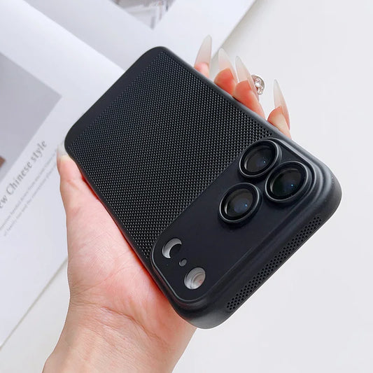 Premium Quality Phone Case For iPhone, Heat Back Design, Shockproof iPhone Case